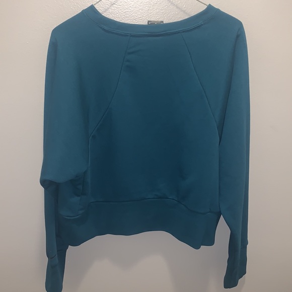 NIKE get fit crew sweatshirt BLUE size M - Picture 3 of 5